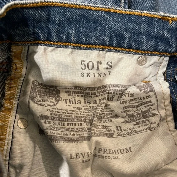 Levi’s 501 s skinny - Picture 3 of 7